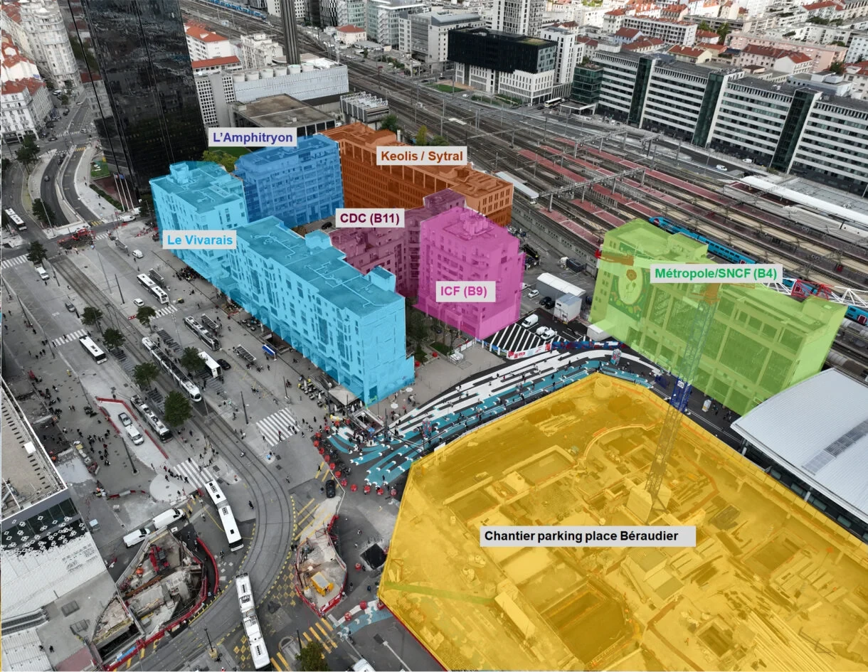 Existant îlot Milan Part Dieu