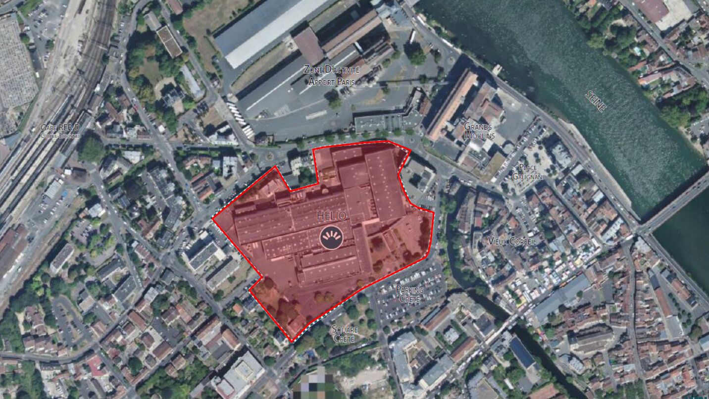 Corbeil Essonnes site de projet Helio