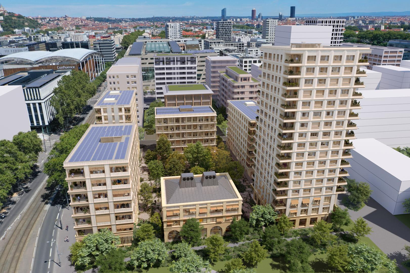 Vue aérienne La Hora Lyon