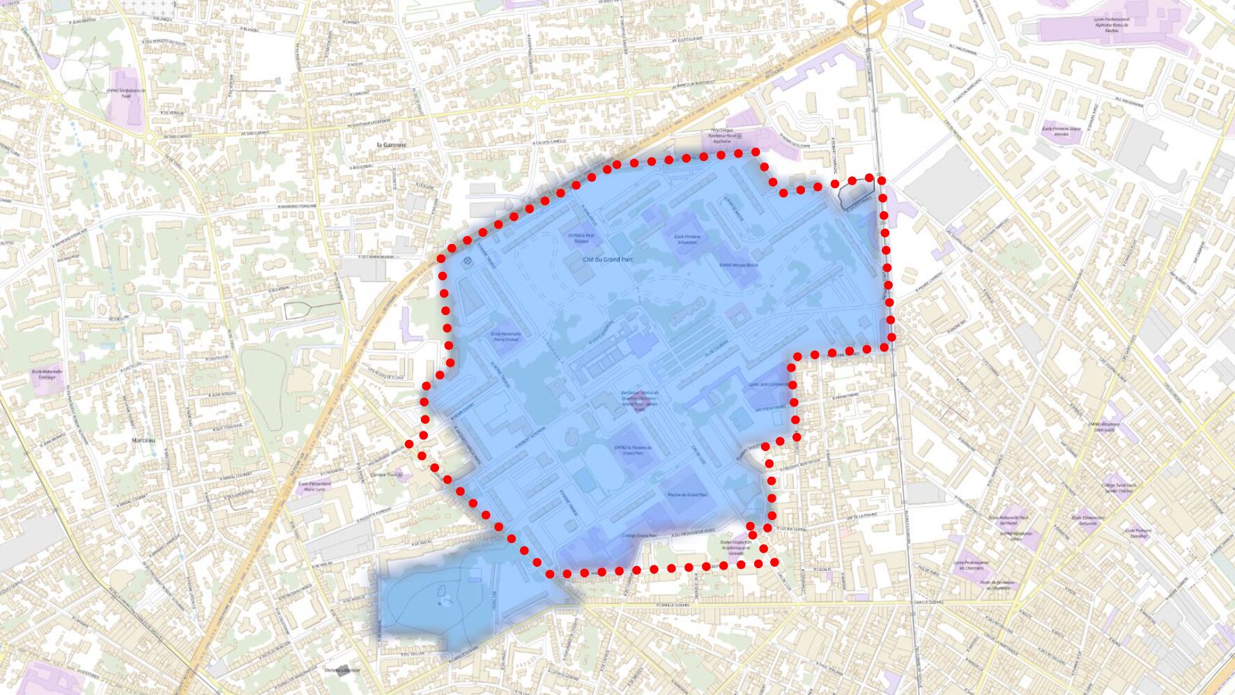 Bordeaux   QPV du Grand Parc