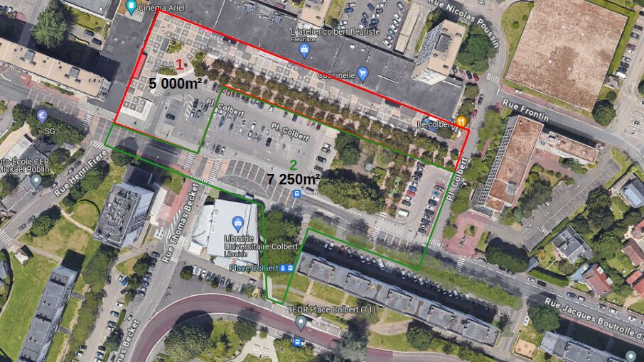 Mont Saint Aignan   Place Colbert