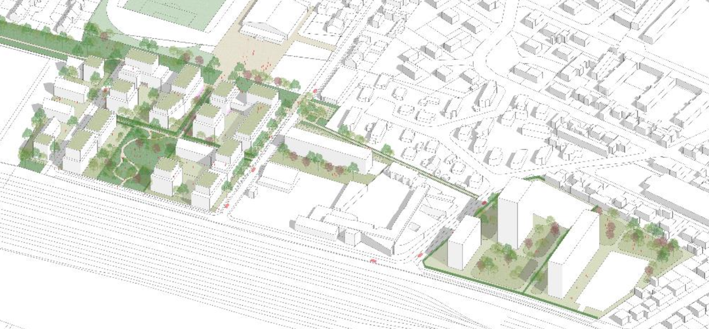 Villemomble Marnaudes axonométrie