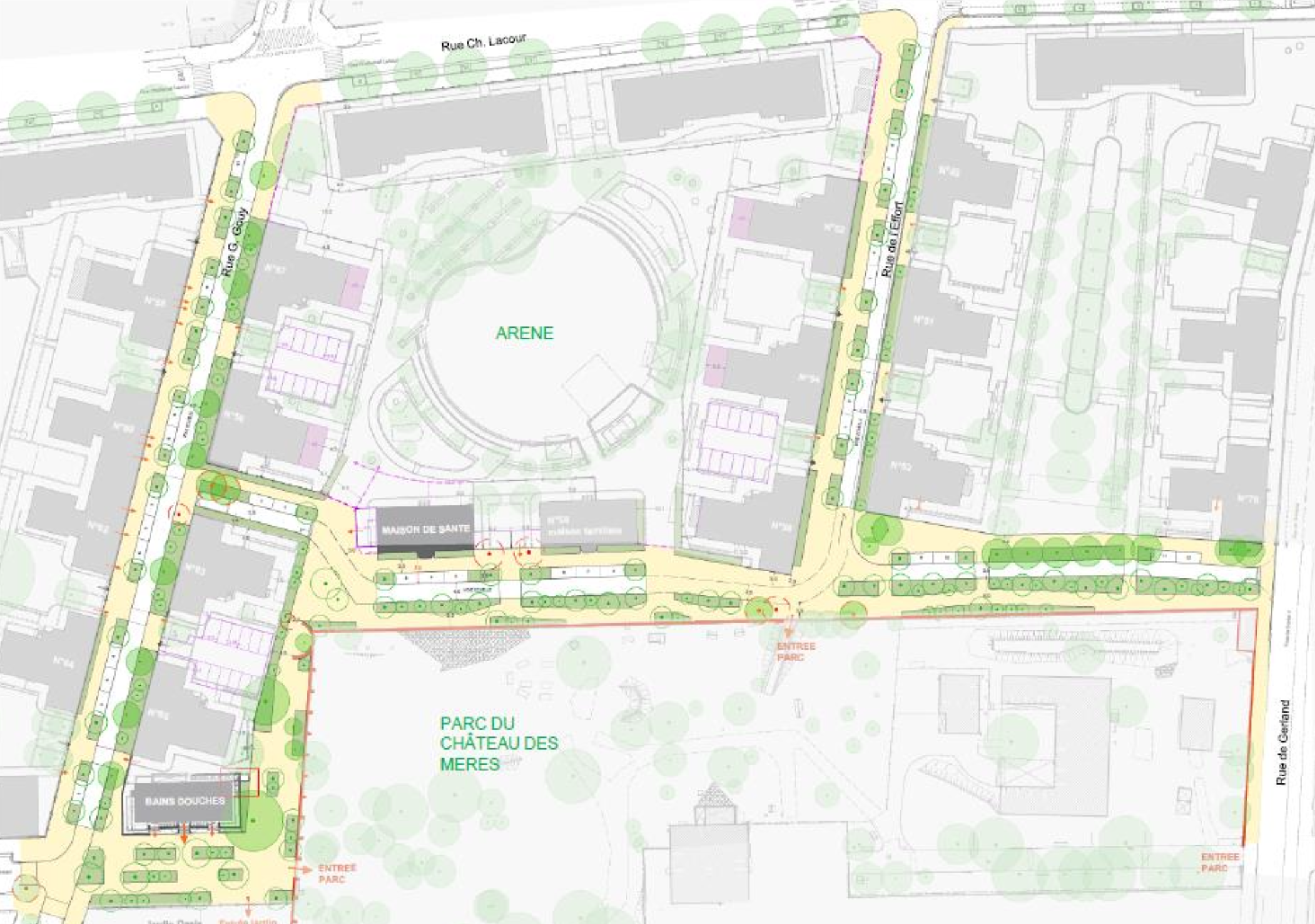 Lyon   Cité jardin de Gerland