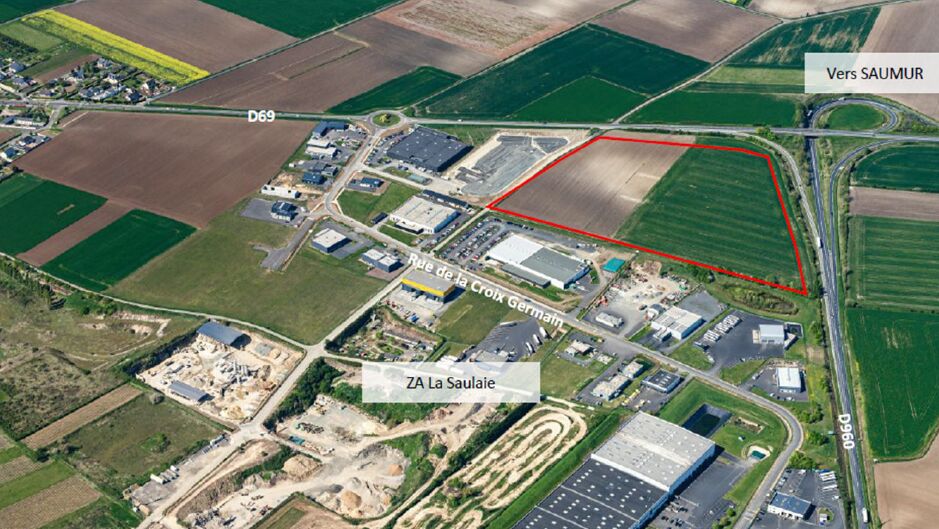 Doue en Anjou   MOE urbaine   extension de l'Anjou actiparc de la Saulaie (1)