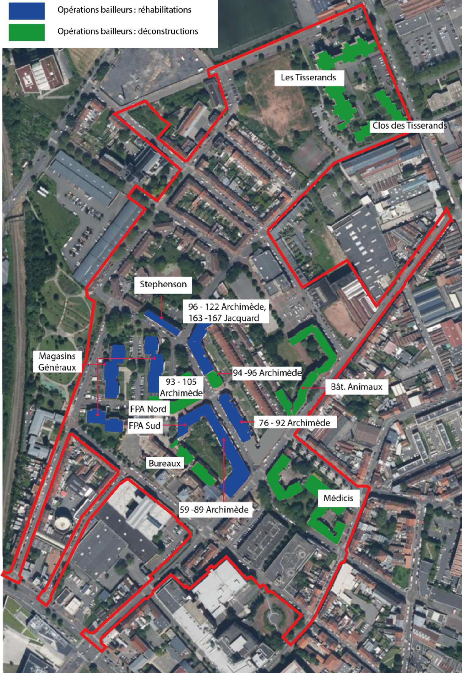 Roubaix Alma opérations bailleurs