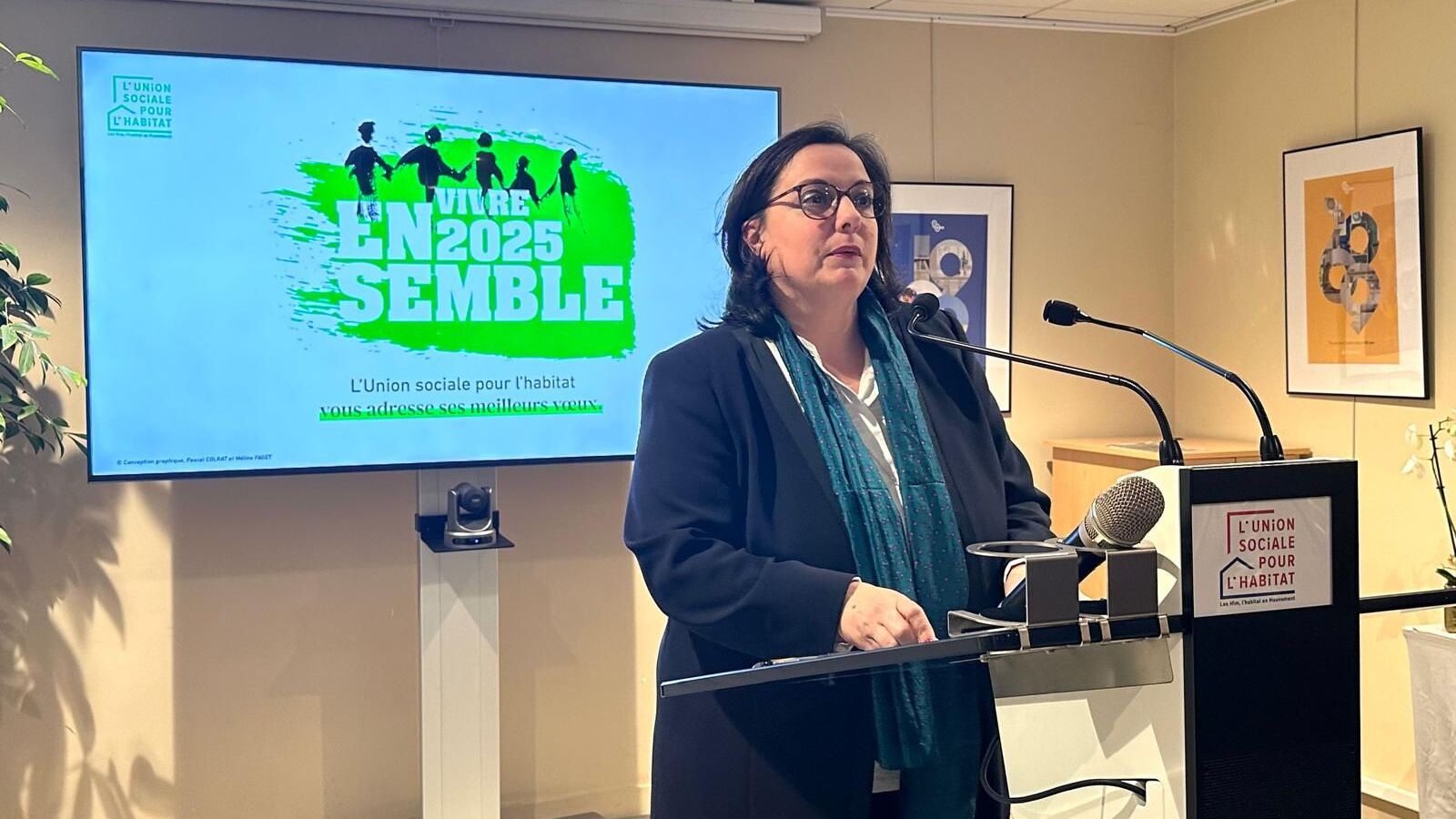 Emmanuelle Cosse Voeux 2025 USH