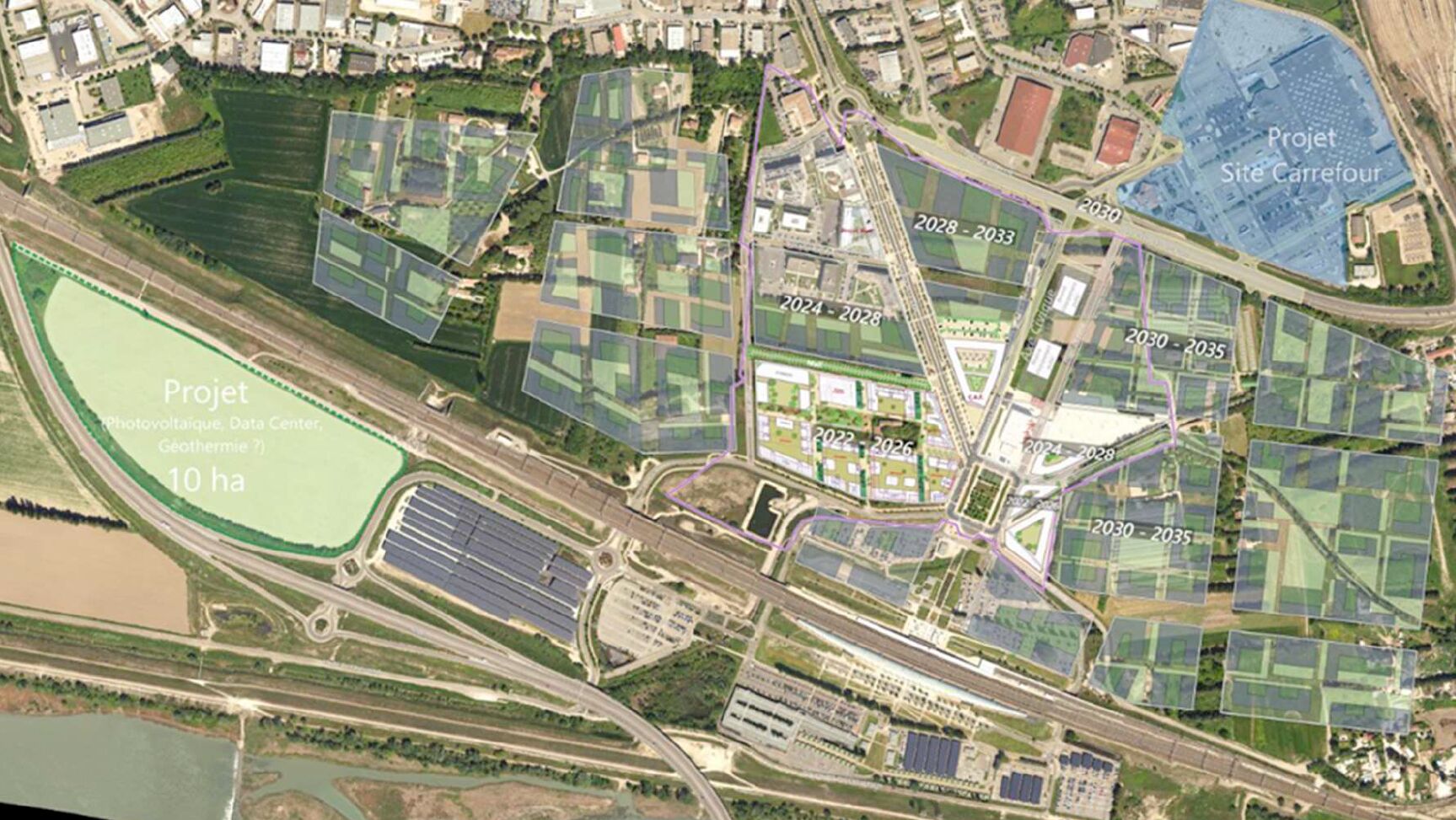 Avignon Confluences   Plan guide