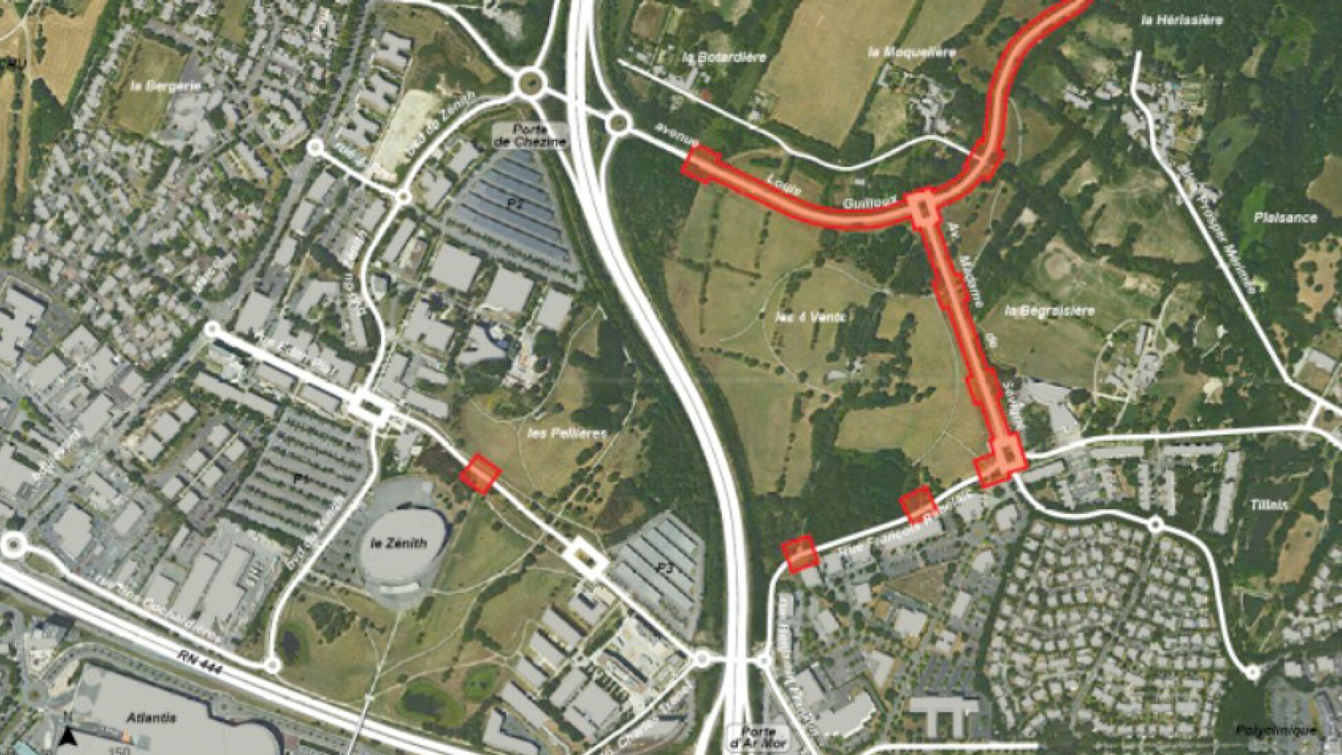 Saint Herblain   Quatre Vents   Périmètre