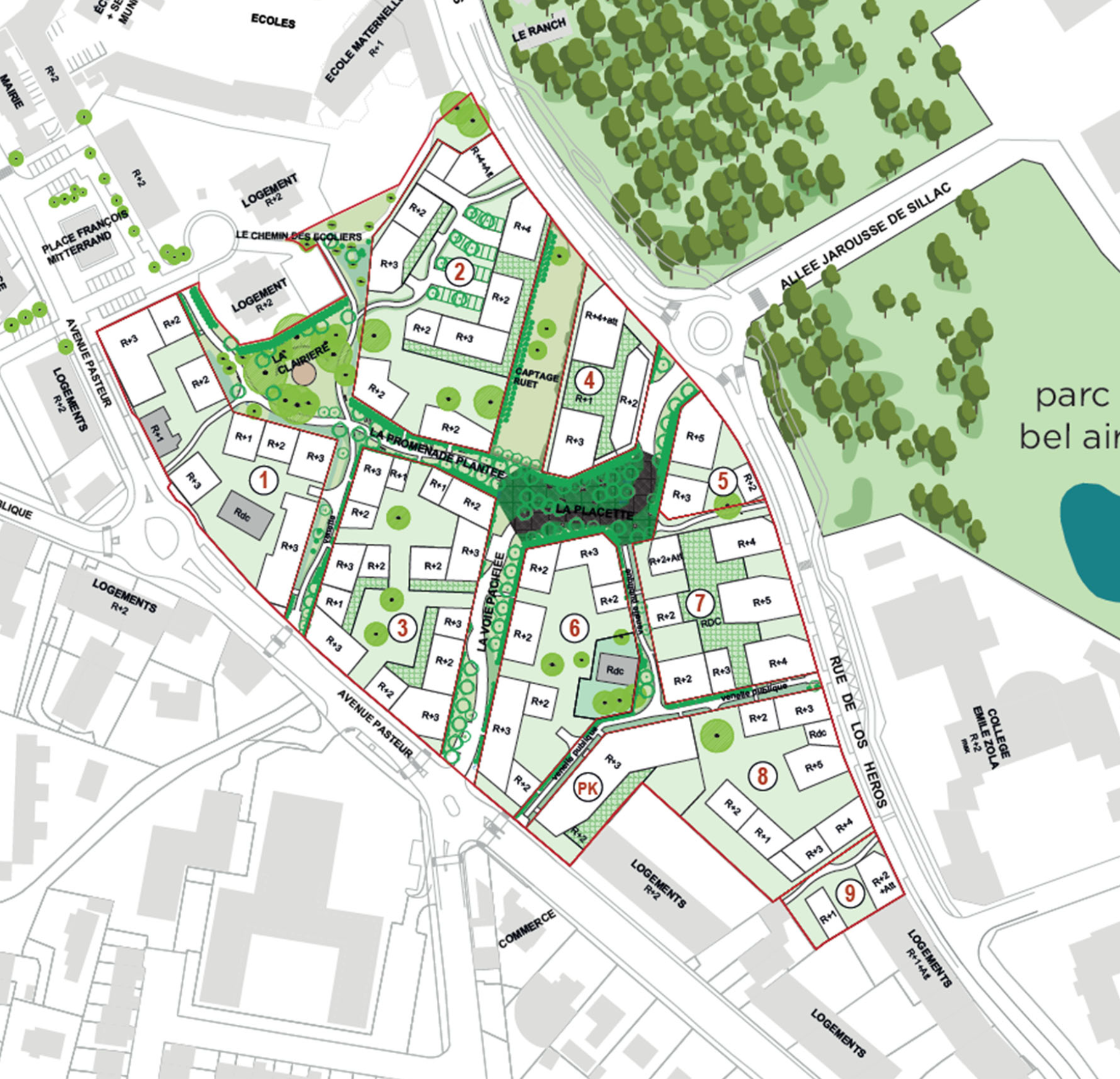 Le Haillan   ZAC Coeur de Ville