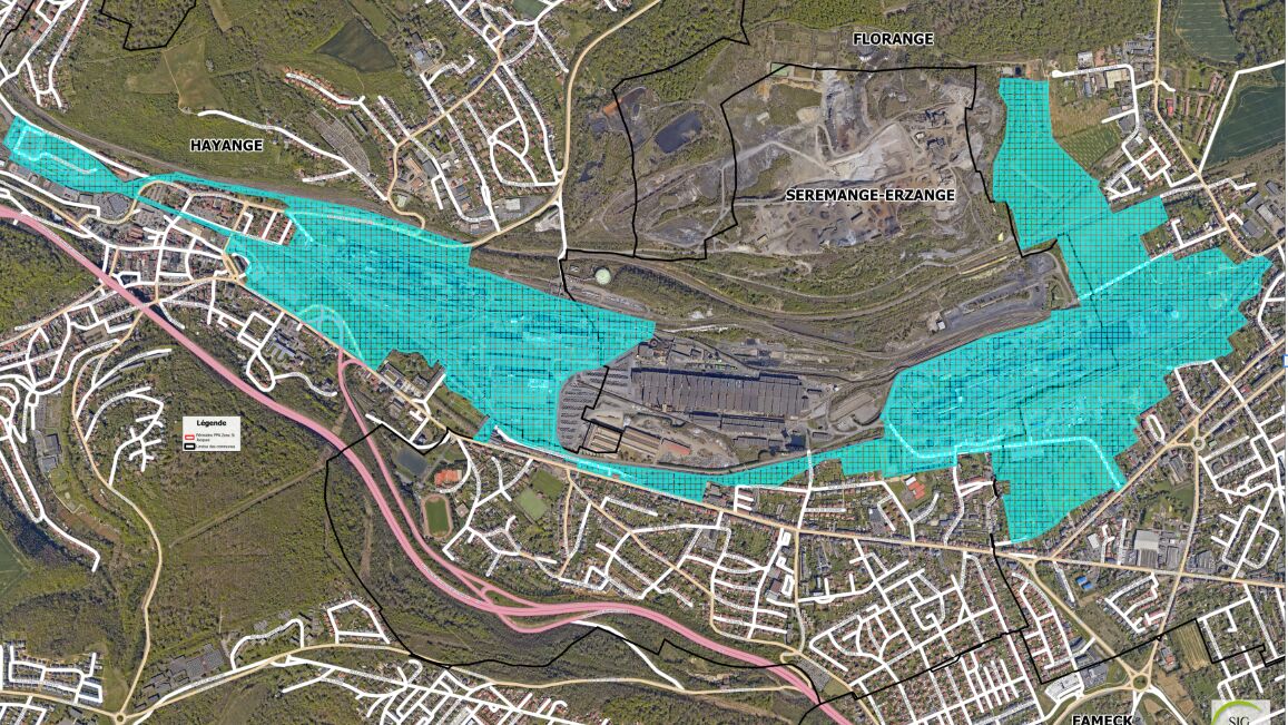 Vallée de la Fensch PPA périmètre