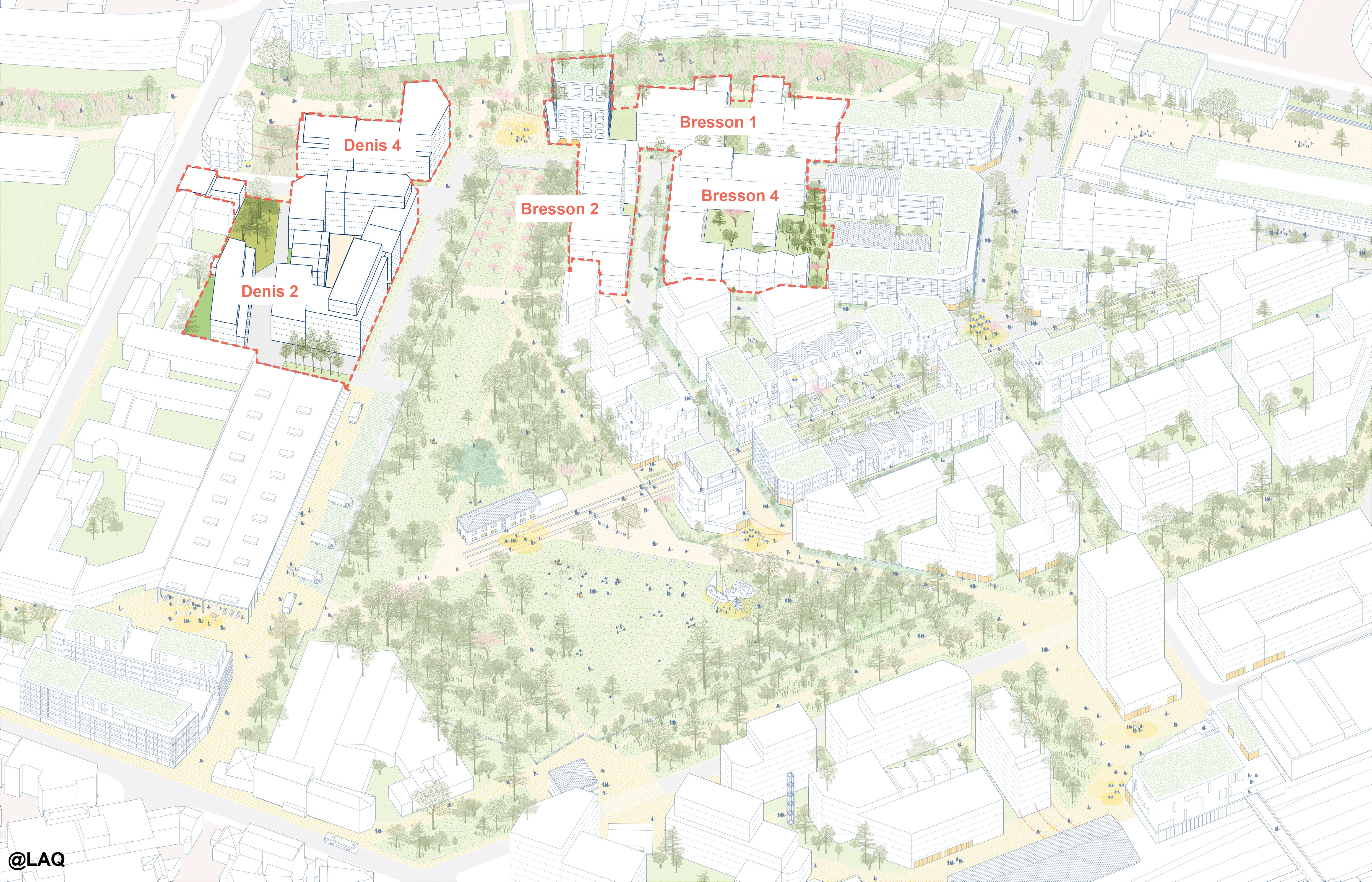 Pantin Ecoquartier Gare Plan 1ère tranche commercialisation