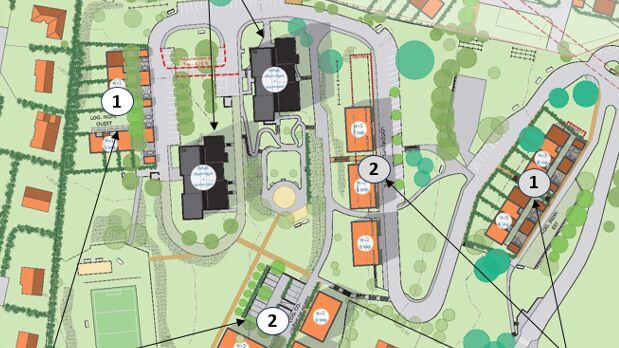 Saint Chamond   Quartier du Crêt   Scénario d'aménagement retenu