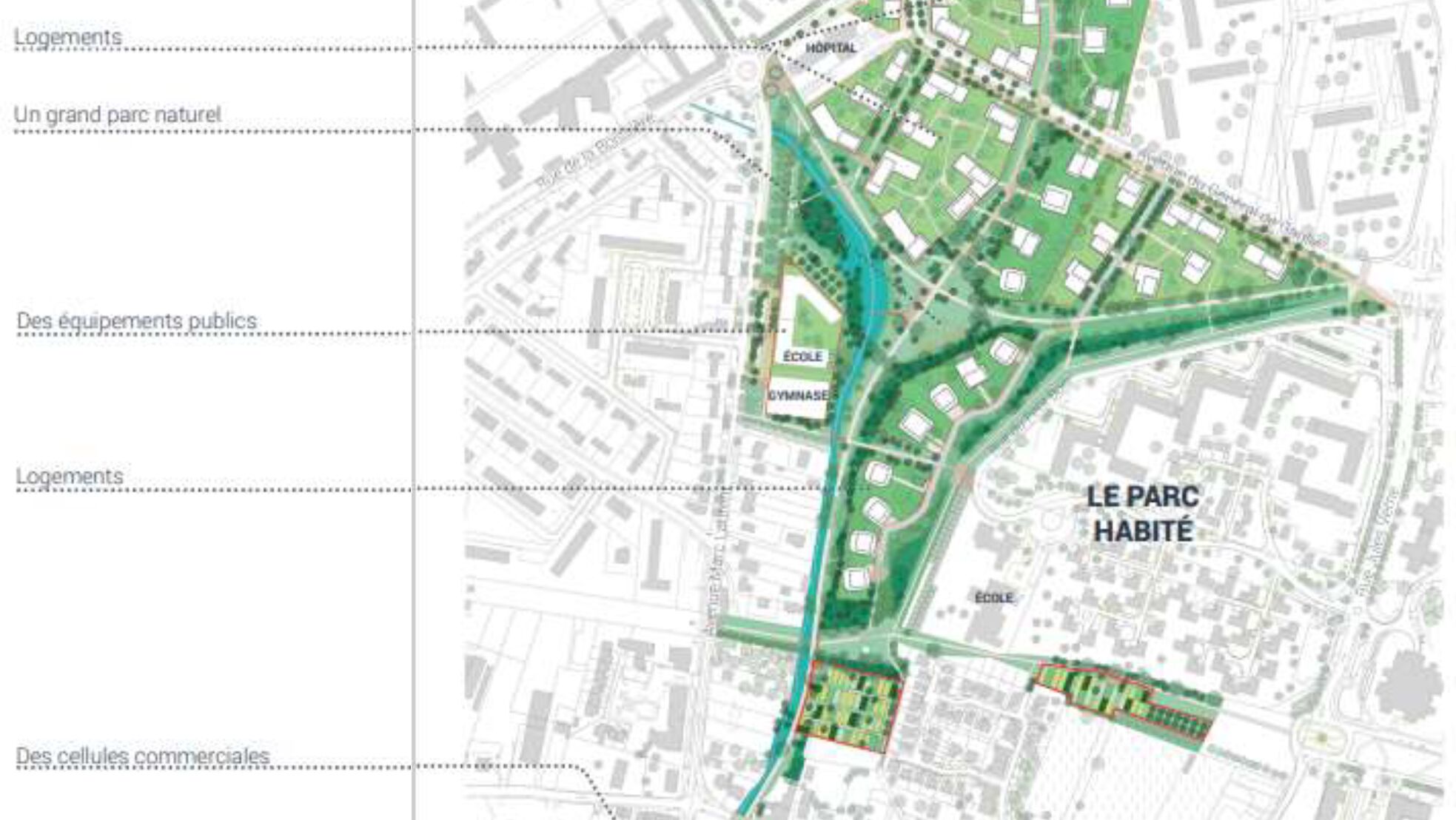 Plaisir centre ville plan schématique